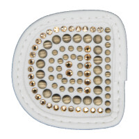 HAUKE SCHMIDT Reithandschuhe MagicTack Patches, Square, weiß