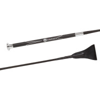 FLECK Springgerte CONTACT, Nylongespinst ,PU-Contact Griff, schwarz, 60cm