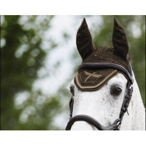 FREEJUMP Horse Fliegenhaube, Choco/Choco