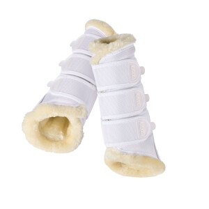 ESKADRON Gamaschen SOFT MESH FAUXFUR, white