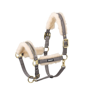 ESKADRON Halfter EVO-WOOL DOUBLE PIN, anthra