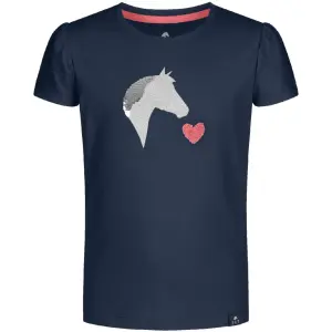 T-Shirt Lucky Lily, Kids, nachtblau/Lucky Heart