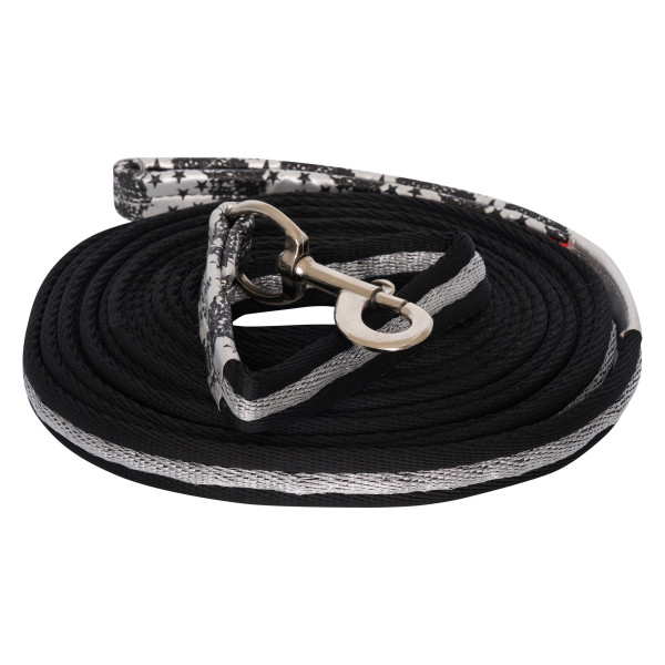 IMPERIAL Longierleine Lunging line IRH Stars Forever Black-Silver 1SIZE