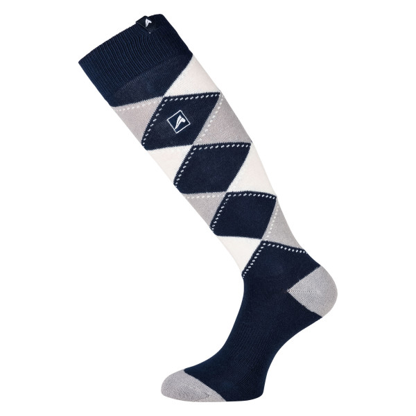 euro-star Reitsocken Checkered Socks Polygiene navy/white/grey M