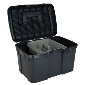 KERBL Putzbox Siena Midnightblue mit herausnehmbaren Einsatz